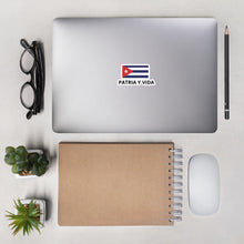 Load image into Gallery viewer, PATRIA Y VIDA STICKER | Bubble-free