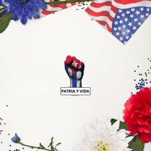 Load image into Gallery viewer, PATRIA Y VIDA | Bubble-free stickers