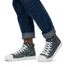 Load image into Gallery viewer, TACTICAL NAVY CAMO MEN’S | high top canvas shoes