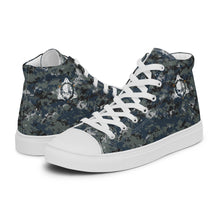 Load image into Gallery viewer, TACTICAL NAVY CAMO MEN’S | high top canvas shoes