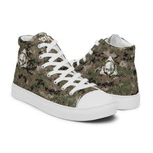 Load image into Gallery viewer, TACTICAL MARINES CAMO | Men’s high top canvas shoes