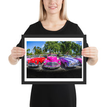 Load image into Gallery viewer, CLASSIC CARS HAVANA | Framed photo paper poster