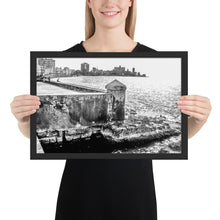 Load image into Gallery viewer, HAVANA Malecón | Framed photo paper poster