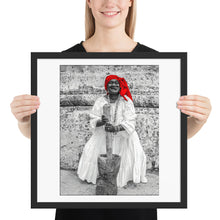 Load image into Gallery viewer, LA SANTERA Y EL PILON original | Framed photo paper poster