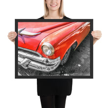 Load image into Gallery viewer, HAVANA CLASSIC RED CAR | Original photography Framed poster