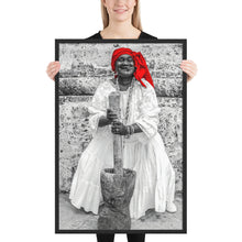 Load image into Gallery viewer, LA SANTERA Y EL PILON original | Framed photo paper poster
