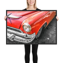 Load image into Gallery viewer, HAVANA CLASSIC RED CAR | Original photography Framed poster