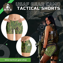 Load image into Gallery viewer, USAF Gear Camo Tactical Girl Shorts