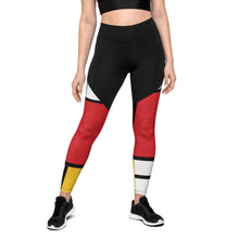 Load image into Gallery viewer, Piet Mondrian Sports Leggings