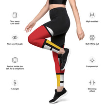 Load image into Gallery viewer, Piet Mondrian Sports Leggings