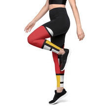 Load image into Gallery viewer, Piet Mondrian Sports Leggings