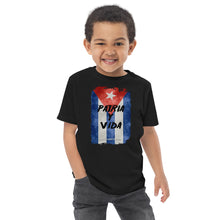 Load image into Gallery viewer, PATRIA Y VIDA | Toddler jersey t-shirt