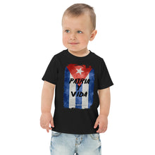 Load image into Gallery viewer, PATRIA Y VIDA | Toddler jersey t-shirt