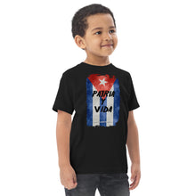 Load image into Gallery viewer, PATRIA Y VIDA | Toddler jersey t-shirt