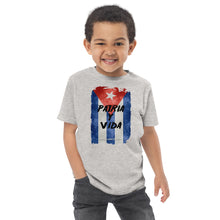 Load image into Gallery viewer, PATRIA Y VIDA | Toddler jersey t-shirt