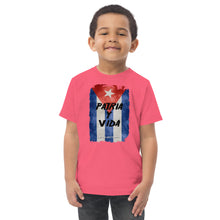 Load image into Gallery viewer, PATRIA Y VIDA | Toddler jersey t-shirt