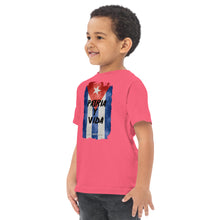 Load image into Gallery viewer, PATRIA Y VIDA | Toddler jersey t-shirt