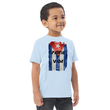 Load image into Gallery viewer, PATRIA Y VIDA | Toddler jersey t-shirt