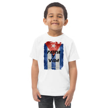 Load image into Gallery viewer, PATRIA Y VIDA | Toddler jersey t-shirt