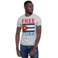 Load image into Gallery viewer, FREE CUBA FLAG Short-Sleeve Unisex T-Shirt
