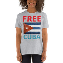 Load image into Gallery viewer, FREE CUBA FLAG Short-Sleeve Unisex T-Shirt