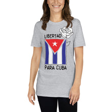 Load image into Gallery viewer, LIBERTAD para CUBA | Sleeve Unisex T-Shirt
