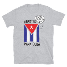 Load image into Gallery viewer, LIBERTAD para CUBA | Sleeve Unisex T-Shirt