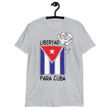 Load image into Gallery viewer, LIBERTAD para CUBA | Sleeve Unisex T-Shirt