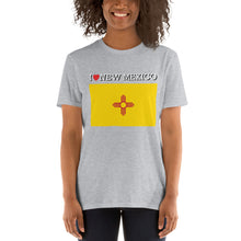 Load image into Gallery viewer, I LOVE NEW MEXICO STATE FLAG Short-Sleeve Unisex T-Shirt