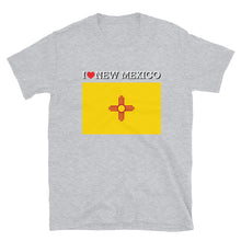 Load image into Gallery viewer, I LOVE NEW MEXICO STATE FLAG Short-Sleeve Unisex T-Shirt