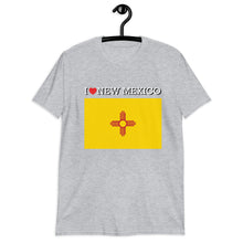 Load image into Gallery viewer, I LOVE NEW MEXICO STATE FLAG Short-Sleeve Unisex T-Shirt