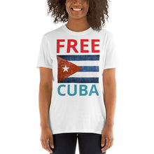 Load image into Gallery viewer, FREE CUBA FLAG Short-Sleeve Unisex T-Shirt