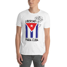 Load image into Gallery viewer, LIBERTAD para CUBA | Sleeve Unisex T-Shirt