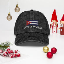 Load image into Gallery viewer, PATRIA Y VIDA | Gorra | Vintage Cotton Twill Cap