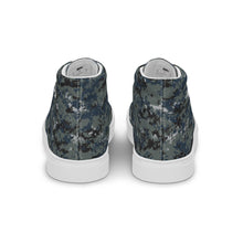 Load image into Gallery viewer, TACTICAL NAVY CAMO | Women’s high top canvas shoes