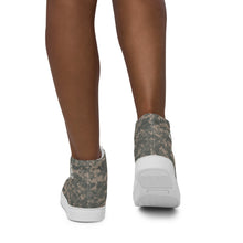 Load image into Gallery viewer, TACTICAL DIGITAL CAMO | Women’s high top canvas shoes