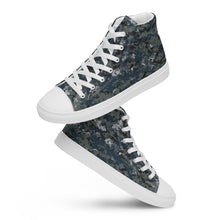 Load image into Gallery viewer, TACTICAL NAVY CAMO | Women’s high top canvas shoes