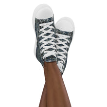 Load image into Gallery viewer, TACTICAL NAVY CAMO | Women’s high top canvas shoes