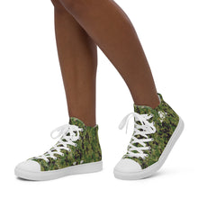 Load image into Gallery viewer, TACTICAL FOREST CAMO | Women’s high top canvas shoes