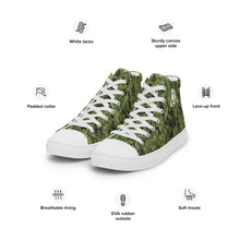 Load image into Gallery viewer, TACTICAL FOREST CAMO | Women’s high top canvas shoes