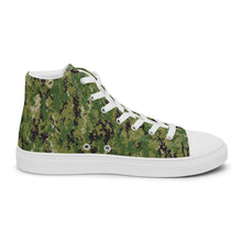 Load image into Gallery viewer, TACTICAL FOREST CAMO | Women’s high top canvas shoes