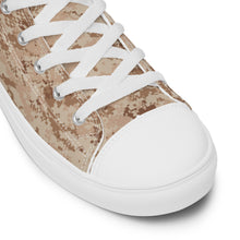 Load image into Gallery viewer, TACTICAL DESERT CAMO | Women’s high top canvas shoes