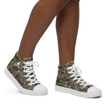 Load image into Gallery viewer, TACTICAL MARINES CAMO | Women’s high top canvas shoes