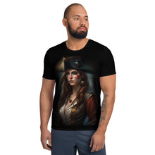 Load image into Gallery viewer, LADY PIRATE All-Over Print Men&#39;s Athletic T-shirt
