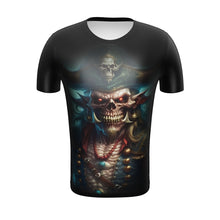 Load 3D model into Gallery viewer, DEMON PIRATE All-Over Print Men&#39;s Athletic T-shirt
