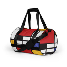 Load image into Gallery viewer, Piet Mondrian All-over print gym bag
