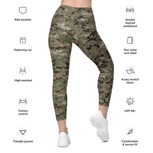 Load image into Gallery viewer, TACTICAL MARINES CAMO | Leggings with pockets
