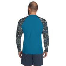 Load image into Gallery viewer, Navy Gear Camo Tactical Utility |  Men&#39;s Rash Guard
