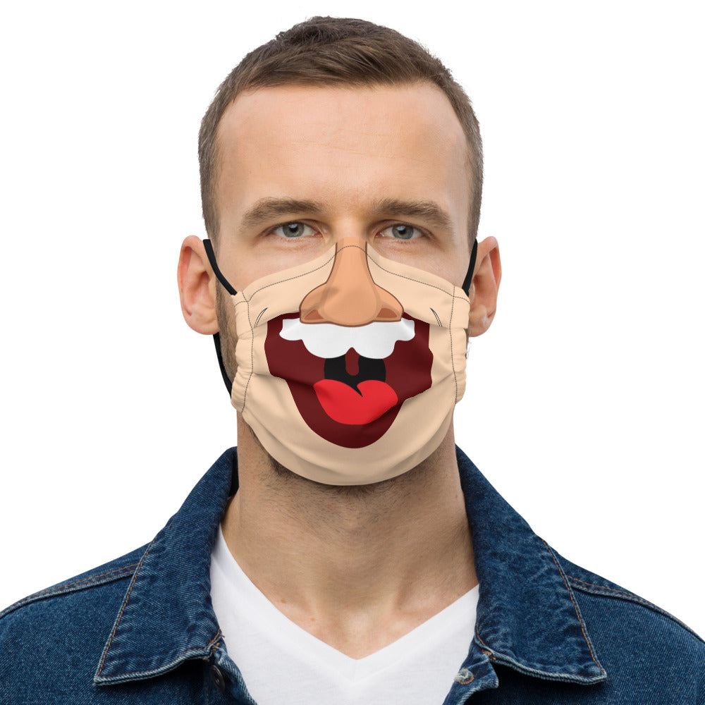 Fun Trendy laughs-01 | Premium Face mask