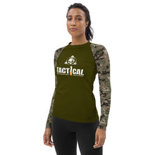 Load image into Gallery viewer, Marines Gear Camo Tactical Utility | Women&#39;s Rash Guard
